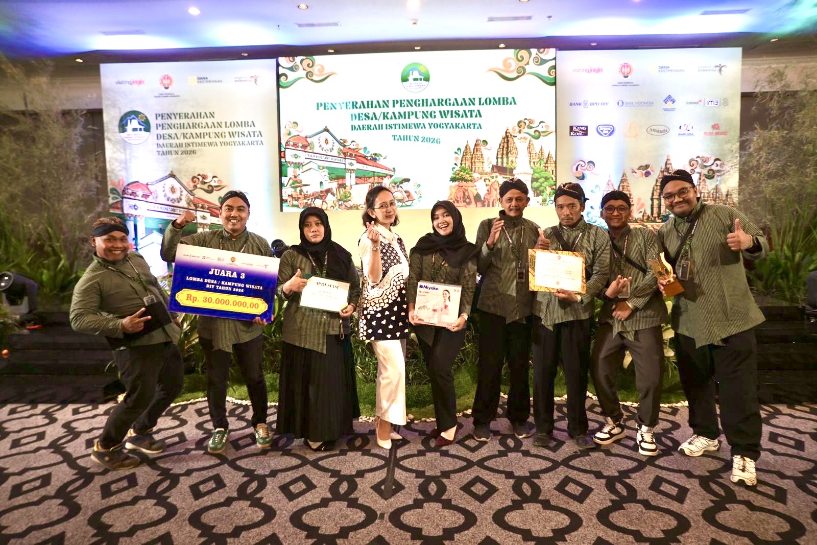 Gabugan Tourism Village Wins 3rd Place in the 2026 Yogyakarta Special Region Tourism Village Competition